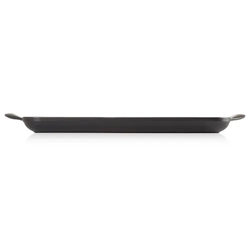 Le Creuset Grill rettangolare Tradition in ghisa 32x22CM Nero Matt