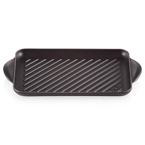 Le Creuset Grill rettangolare Tradition in ghisa 32x22CM Nero Matt