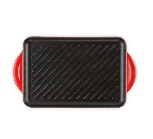 Le Creuset Grill rettangolare Tradition in ghisa 32x22CM Ciliegia