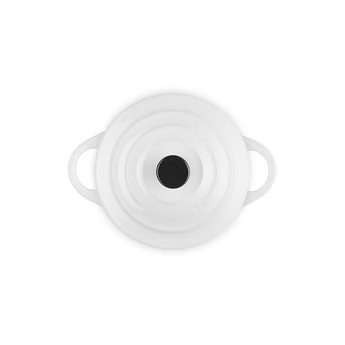 Le Creuset Mini Cocotte rotonda in gres vetrificato 10CM Bianco