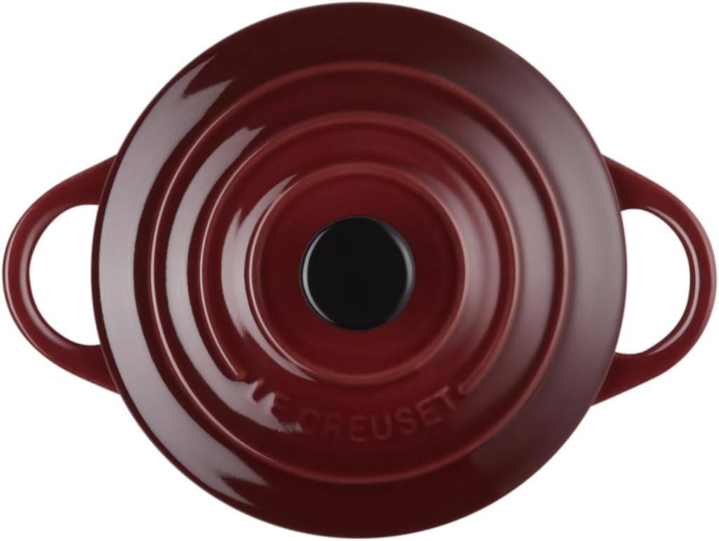 Le Creuset Mini Cocotte rotonda in gres vetrificato 10CM Garnet