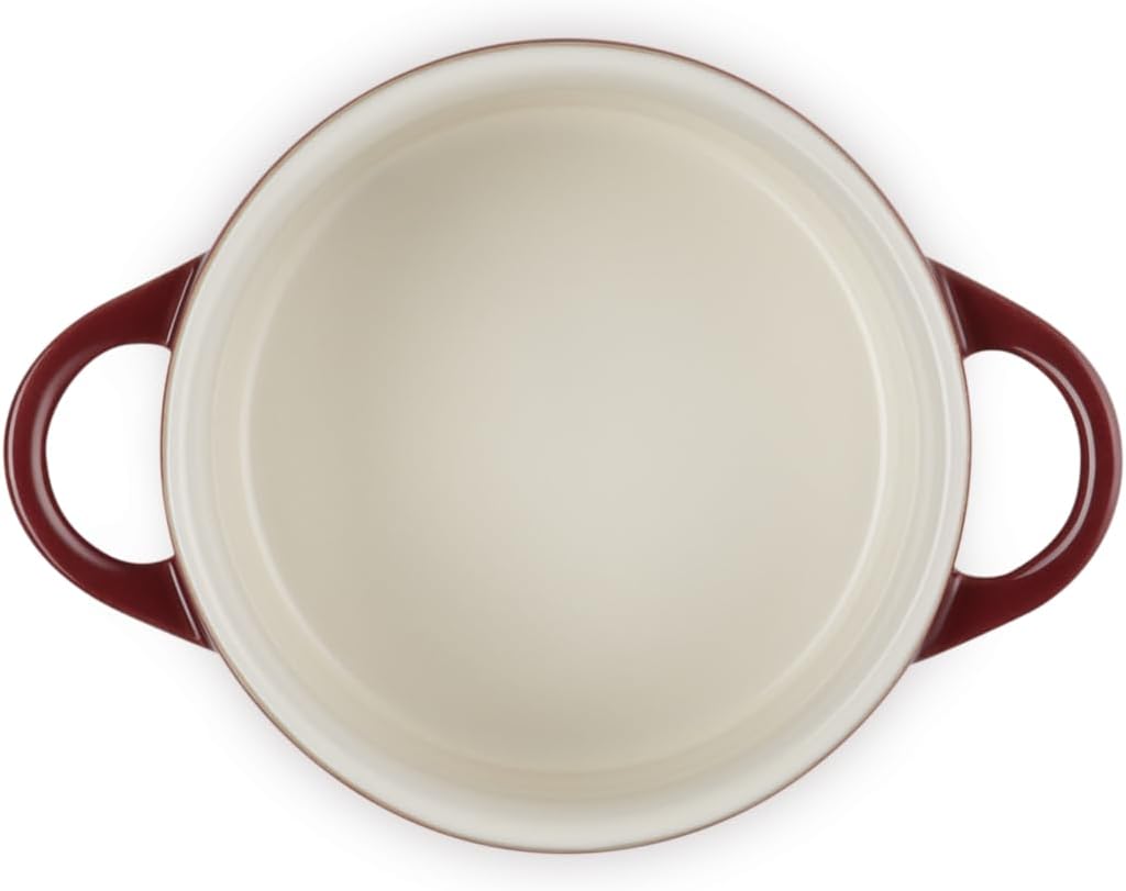 Le Creuset Mini Cocotte rotonda in gres vetrificato 10CM Garnet