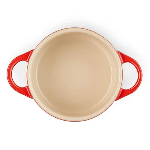 Le Creuset Mini Cocotte rotonda in gres vetrificato 10CM Ciliegia