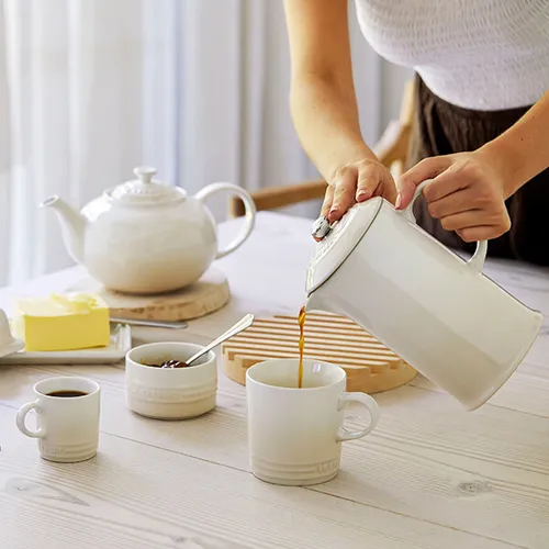 Le Creuset Tazza Mug London in gres vetrificato Meringue