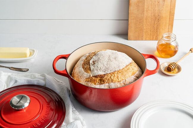 Le Creuset Cocotte rotonda Evolution in ghisa vetrificata 24CM Ciliegia