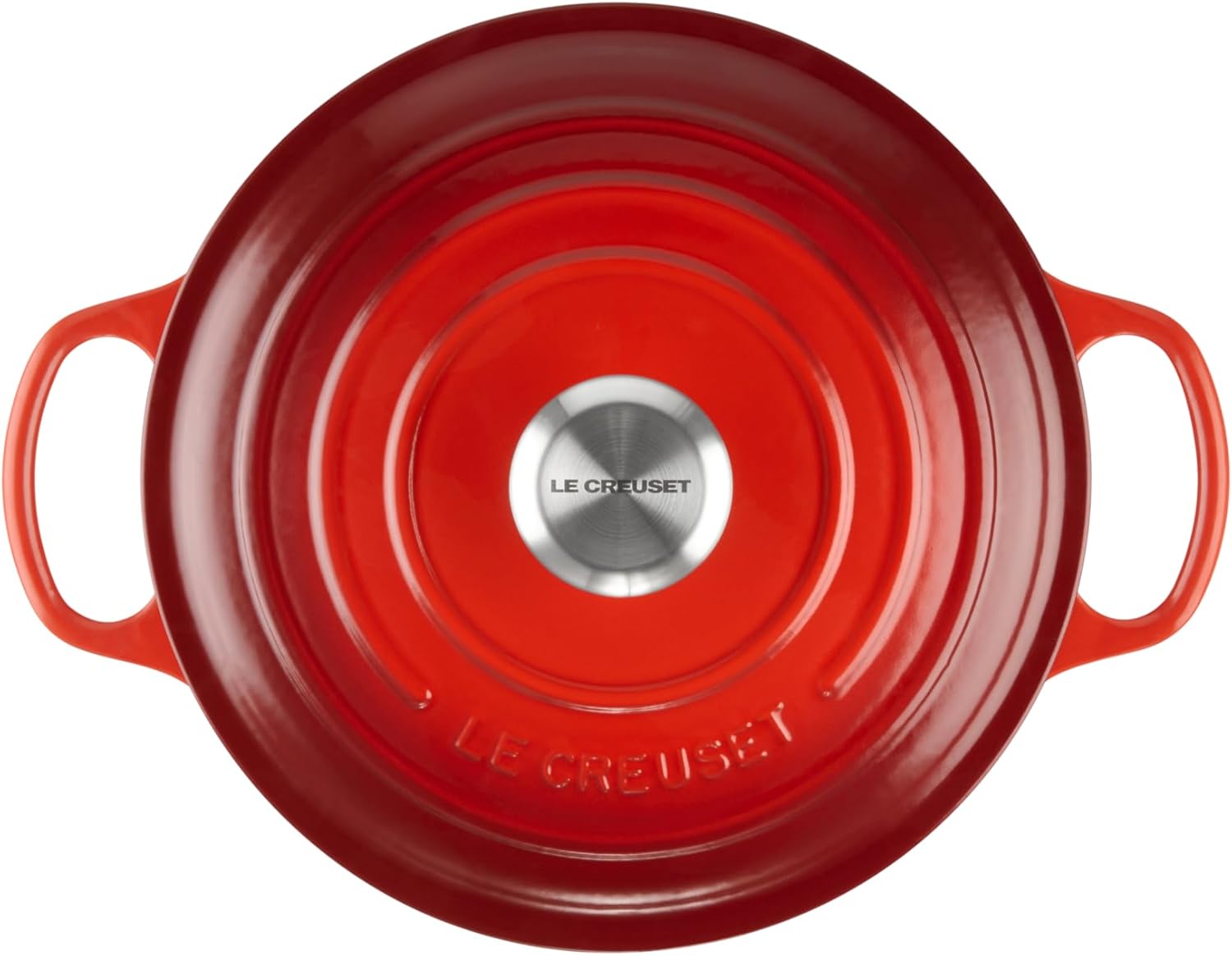 Le Creuset Cocotte rotonda Evolution in ghisa vetrificata 24CM Ciliegia