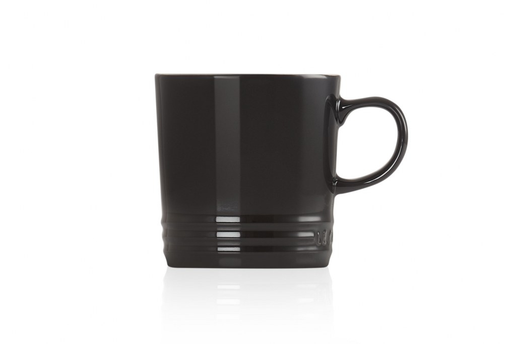 Le Creuset Tazza Mug London in gres vetrificato Nero lucido