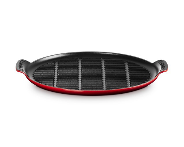 Le Creuset Grill rotondo extralarge in ghisa 32CM Ciliegia