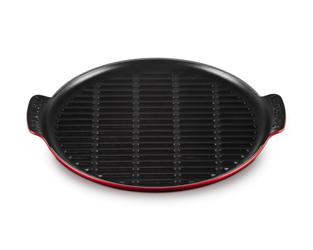 Le Creuset Grill rotondo extralarge in ghisa 32CM Ciliegia