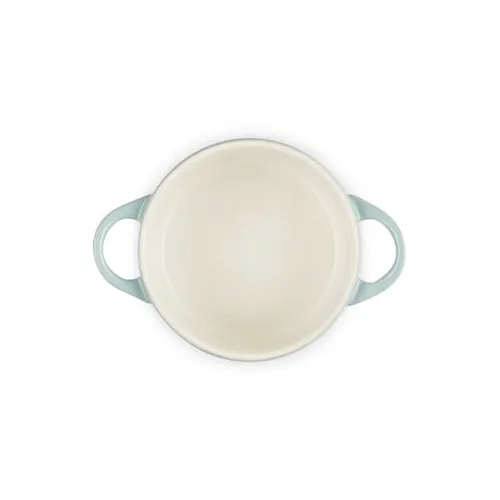 Le Creuset Mini Cocotte rotonda in gres vetrificato 10CM Sea Salt