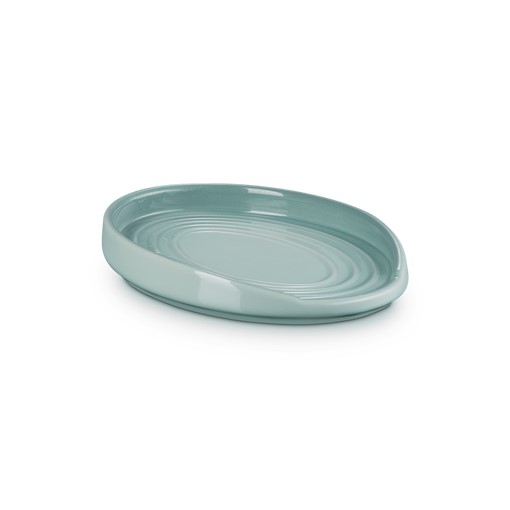 Le Creuset Poggiamestolo ovale in gres vetrificato 16CM Sea Salt