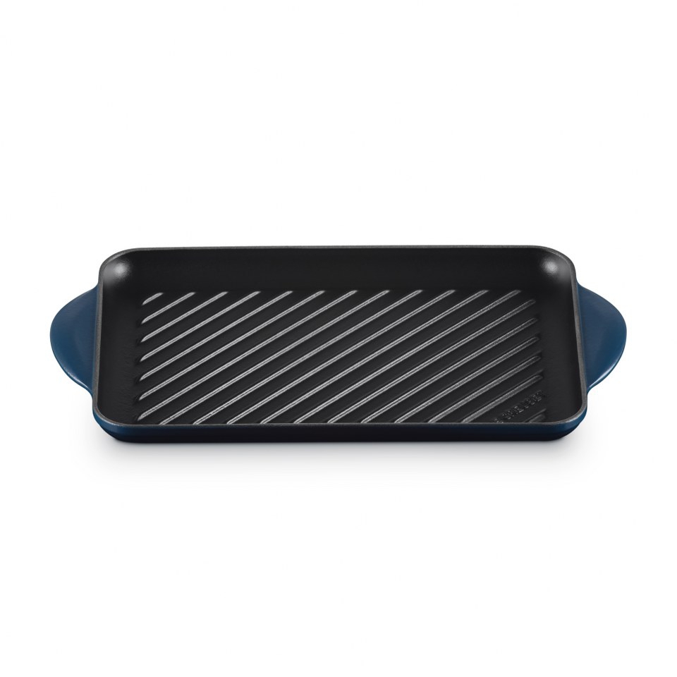 Le Creuset Grill rettangolare Tradition in ghisa 32x22CM Nuit
