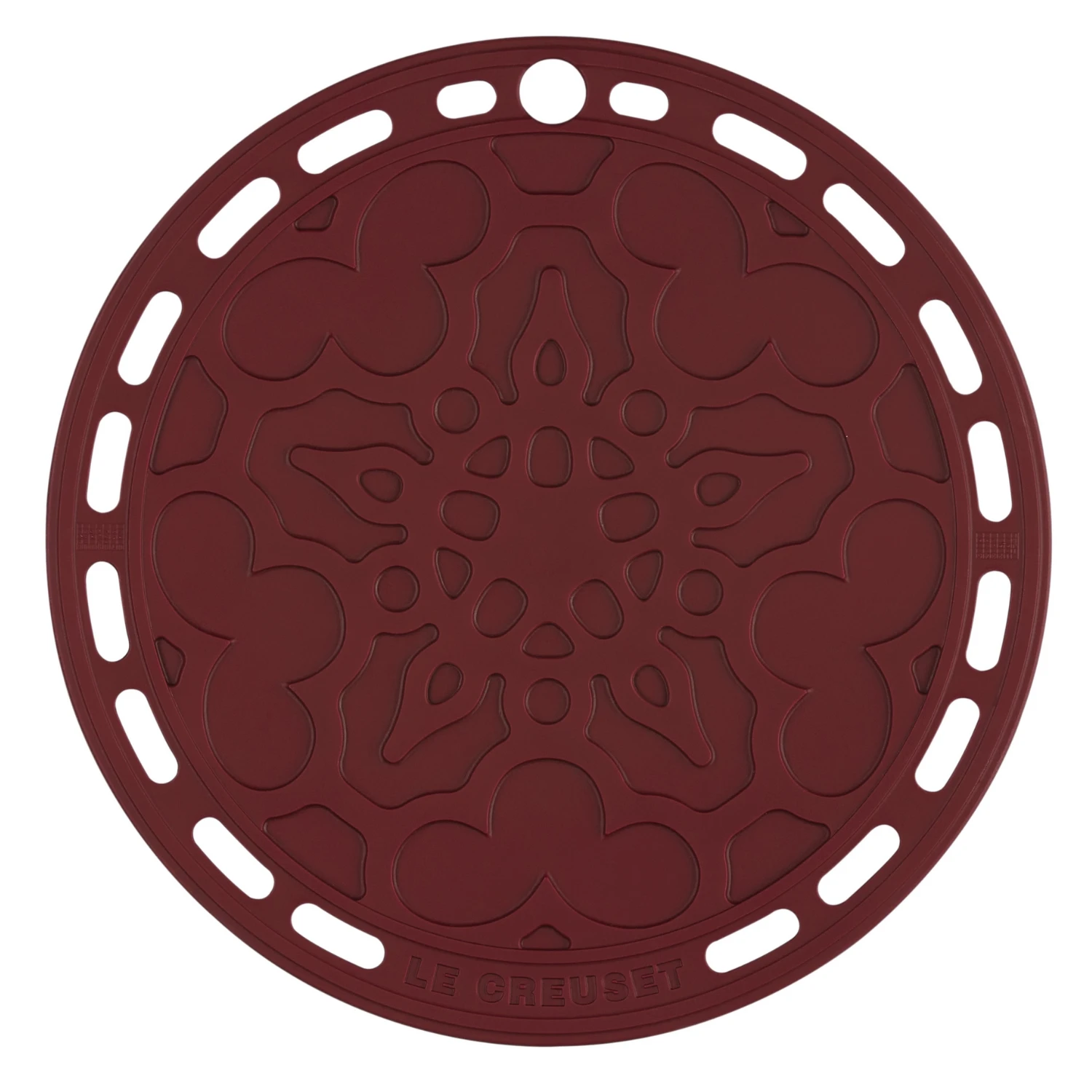 Le Creuset Sottopentola rotondo French in silicone 20CM Garnet