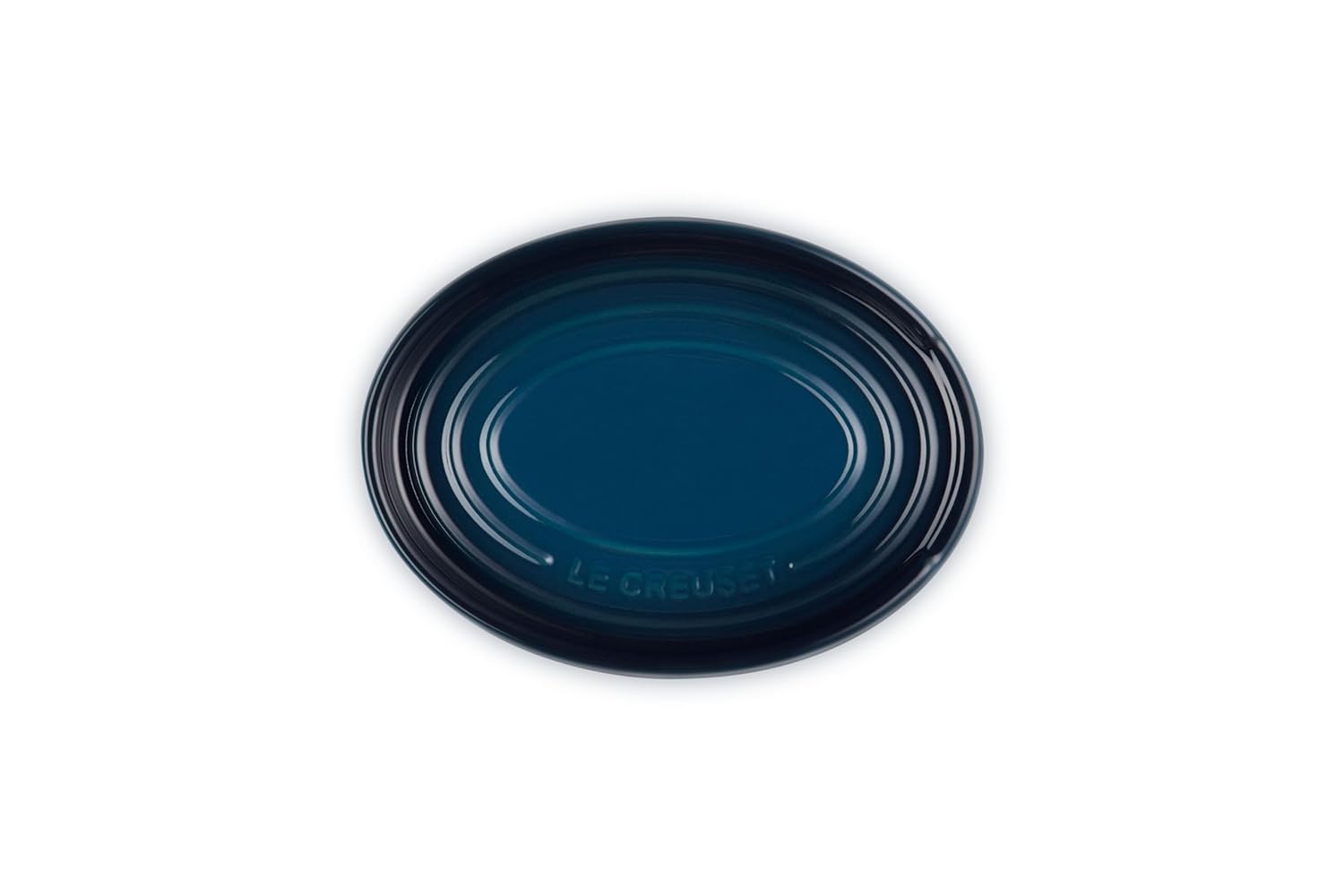 Le Creuset Poggiamestolo ovale in gres vetrificato 16CM Nuit
