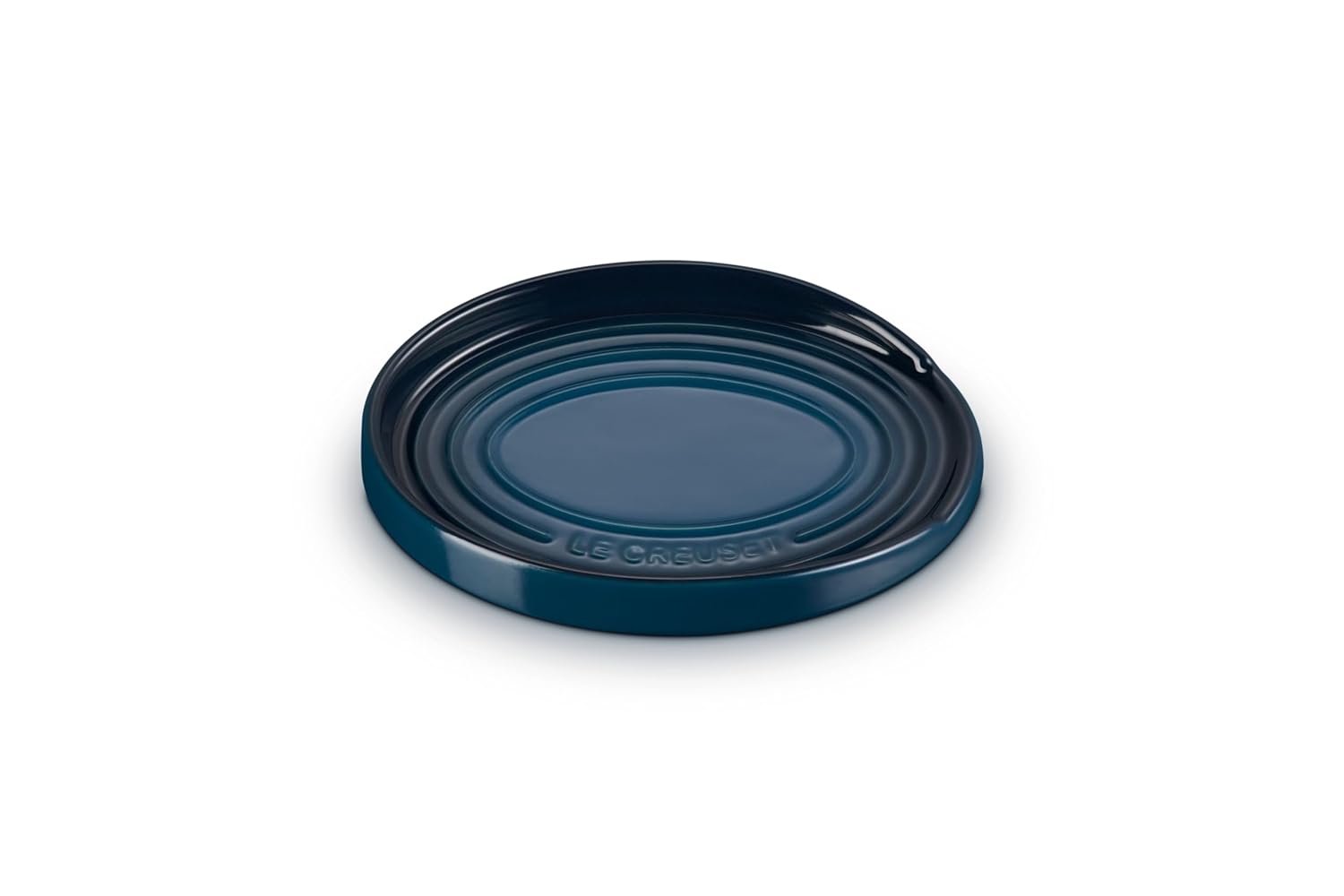 Le Creuset Poggiamestolo ovale in gres vetrificato 16CM Nuit