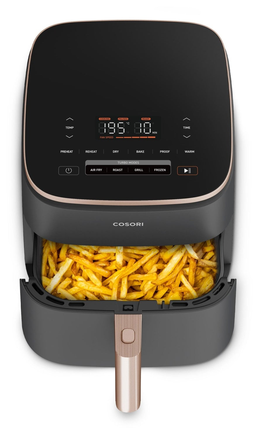 Cosori Friggitrice ad Aria Turbo Blaze Chef Edition 6L Nero Oro Rosa