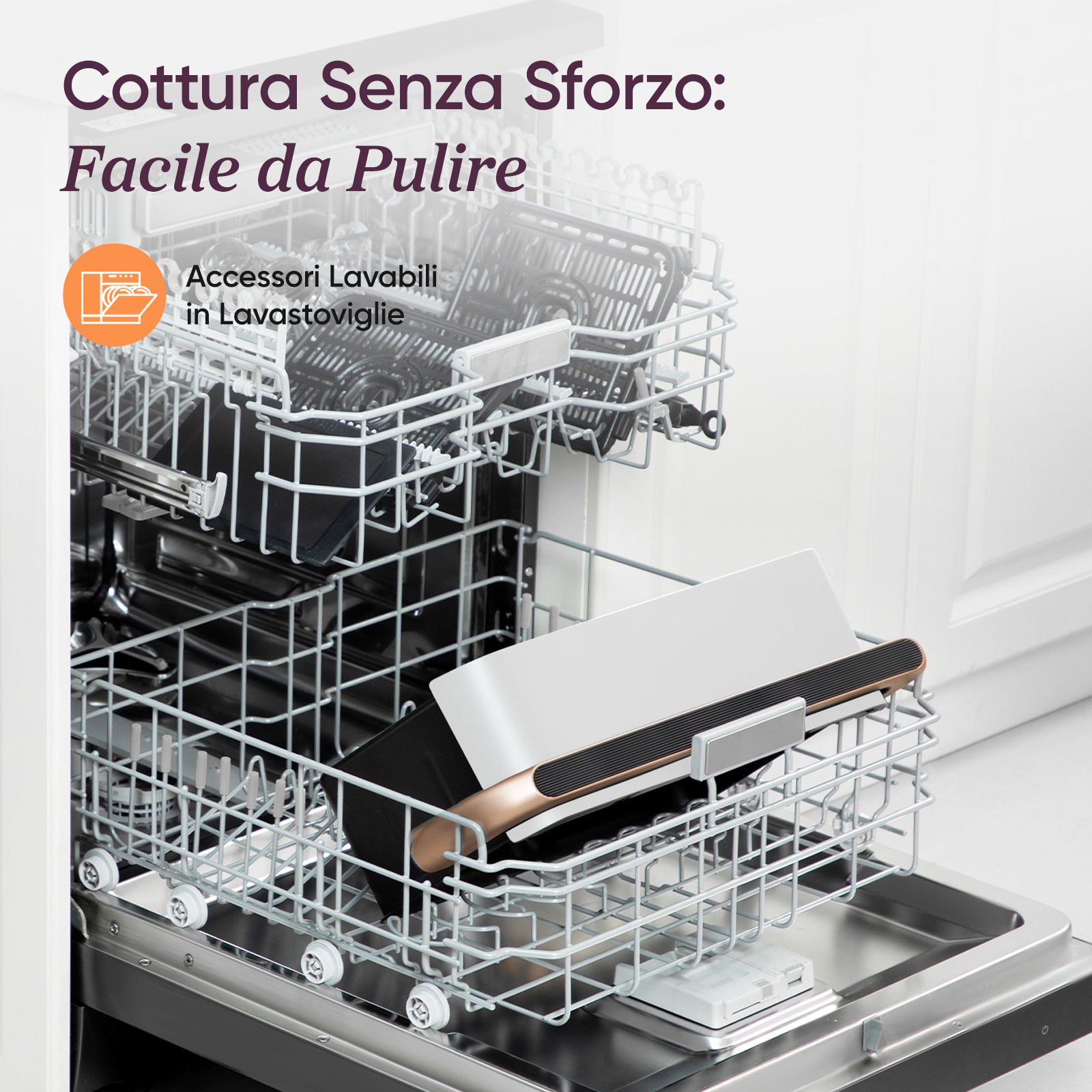 Cosori Friggitrice ad Aria Dual Blaze Twinfry™ Chef Edition 10L Bianco Rose Gold