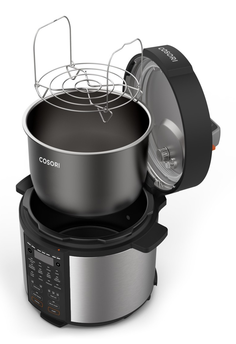 Cosori Pentola a Pressione elettrica 5,7L Nero Acciaio Inox