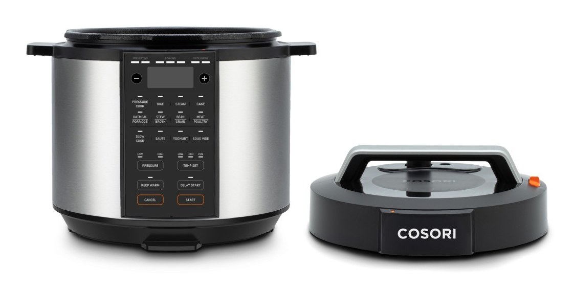 Cosori Pentola a Pressione elettrica 5,7L Nero Acciaio Inox