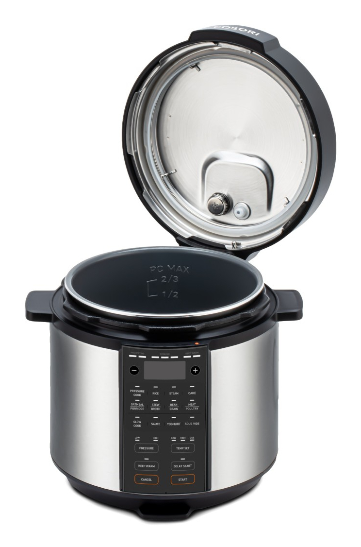 Cosori Pentola a Pressione elettrica 5,7L Nero Acciaio Inox