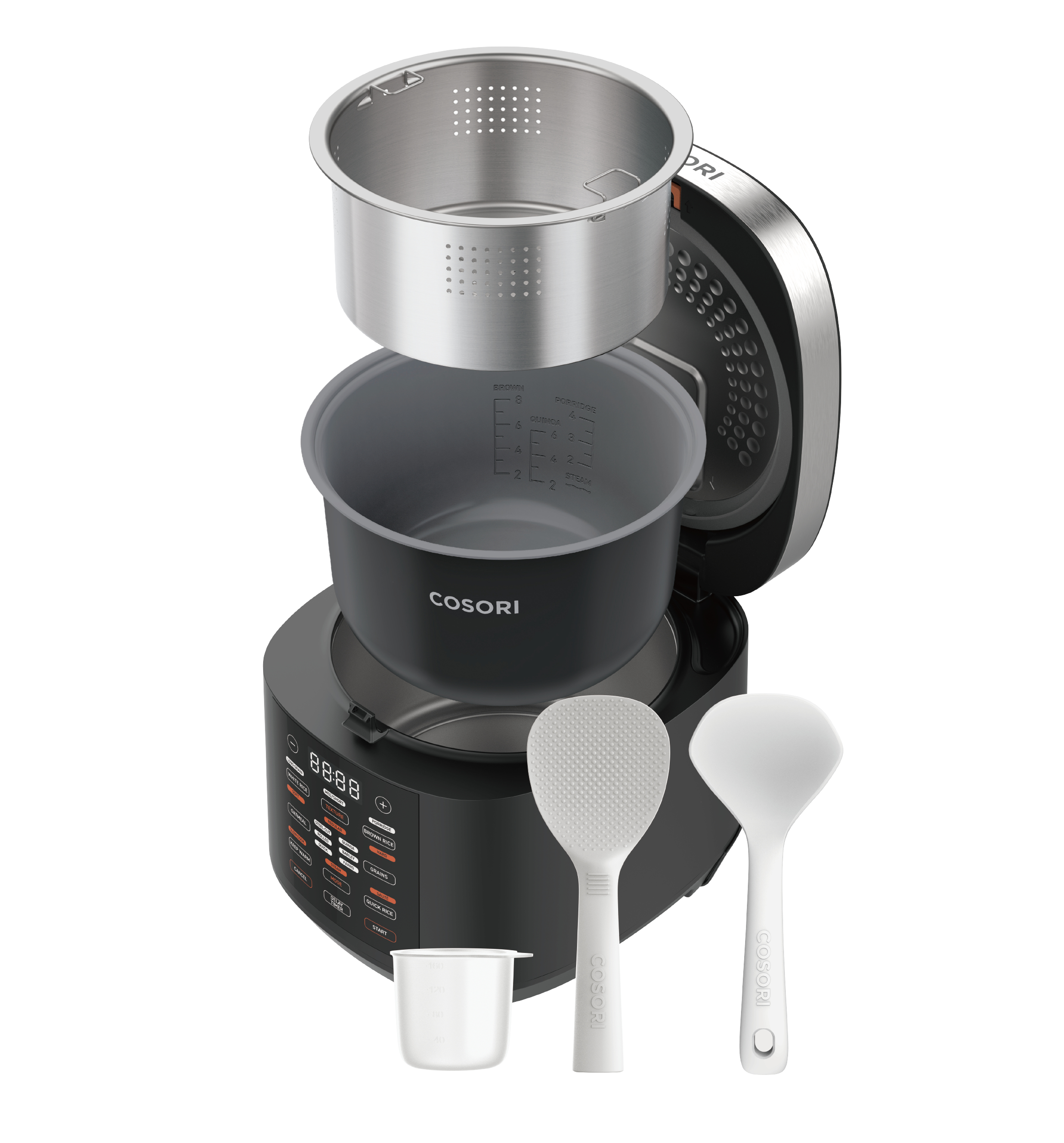 Cosori Cuociriso Multifunzione 5L Nero