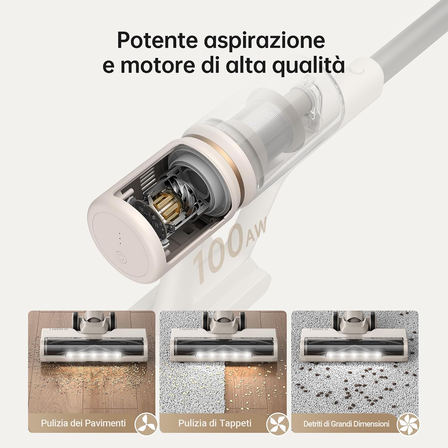 Dreame Aspirapolvere senza fili U10 Dreu10 Bianco