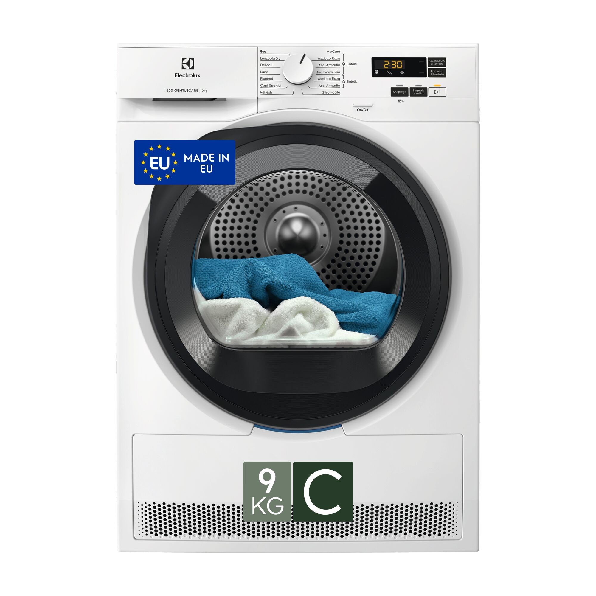 Electrolux Asciugatrice 9 Kg Ew6hbg19g bianco