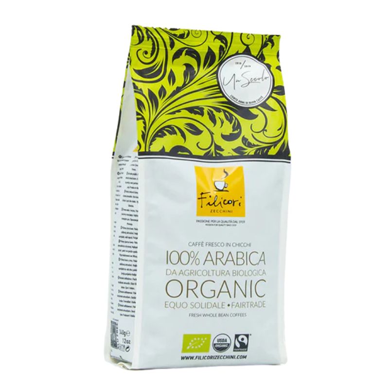 Filicori Zecchini Caffè in Chicchi 100% Arabica Bio & Fairtrade