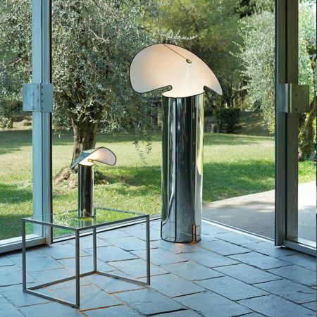 Flos Chiara T Alluminio Da Terra