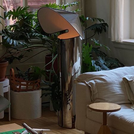 Flos Chiara T Alluminio Da Terra