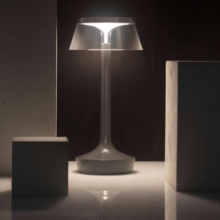 Flos - BON JOUR UNPLUGGED GRIGIO SCURO Lampada da tavolo portatile