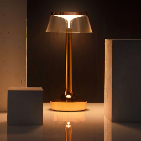 Flos - BON JOUR UNPLUGGED RAME Lampada da tavolo portatile