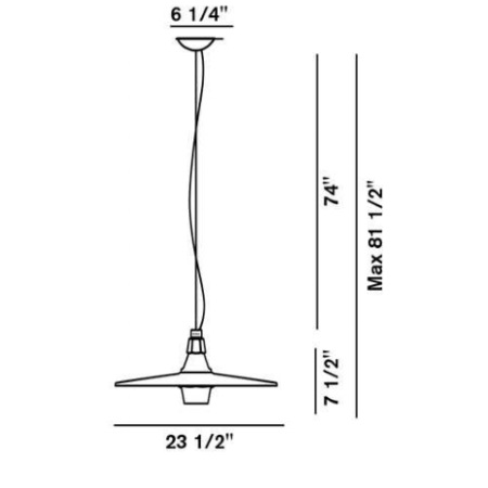 Foscarini - Crash Sospensione Bronzo