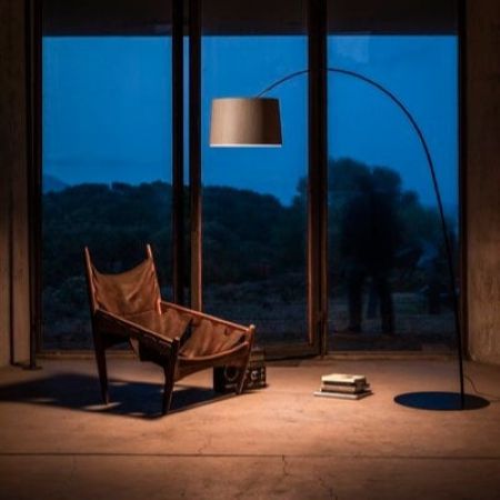 Foscarini - Twiggy Grigio Lampada da Terra