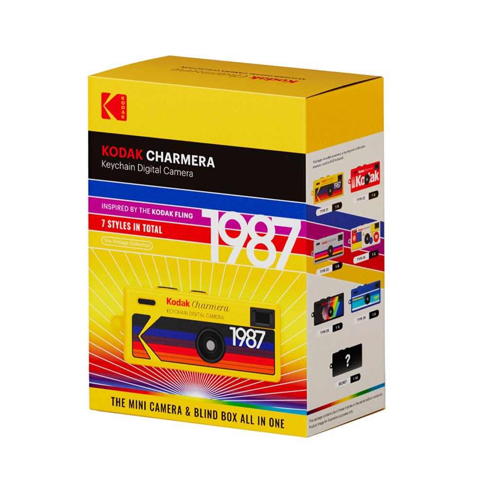 Kodak Fotocamera Digitale Portachiavi Charmera Blind Box Kf0601