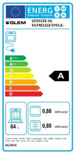 Glem Gas forno incasso elettrico - Gfs92ix-s6 | Comet