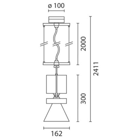 Iguzzini Illuminazione - Le Perroquet a Sospensione Grigio