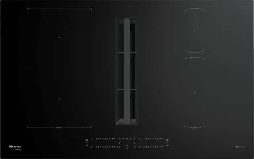 Hisense Piano a Induzione con cappa integrata Heh8432bscwf  nero