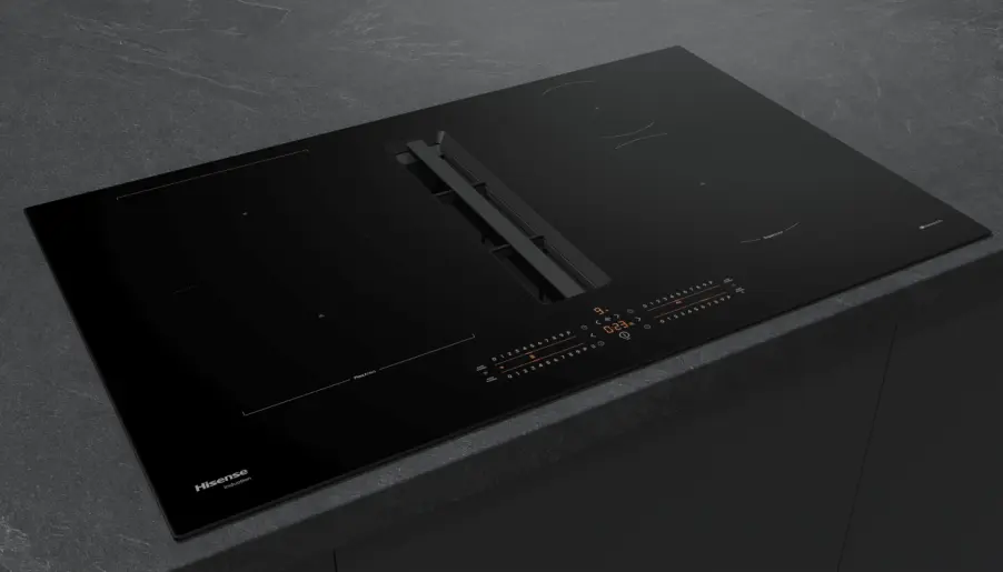 Hisense Piano a Induzione con cappa integrata Heh8432bscwf  nero