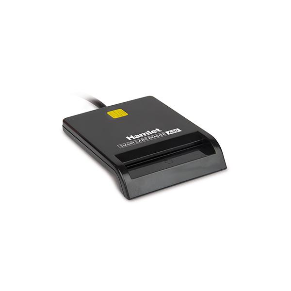 Hamlet Lettore Smart Card Huscr-a30 USB tipo A Nero