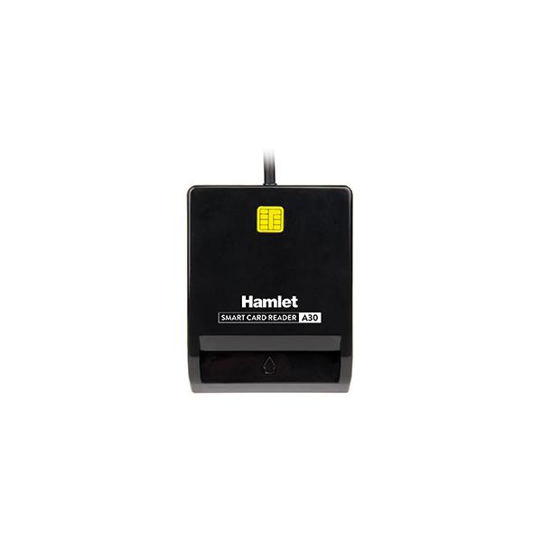 Hamlet Lettore Smart Card Huscr-a30 USB tipo A Nero