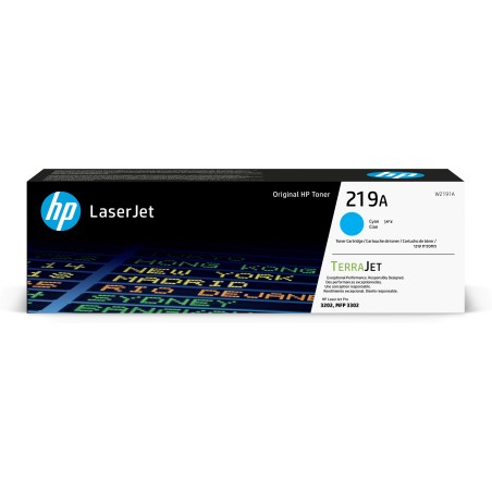 Hp Cartuccia Toner LaserJet 219A Ciano W2191A