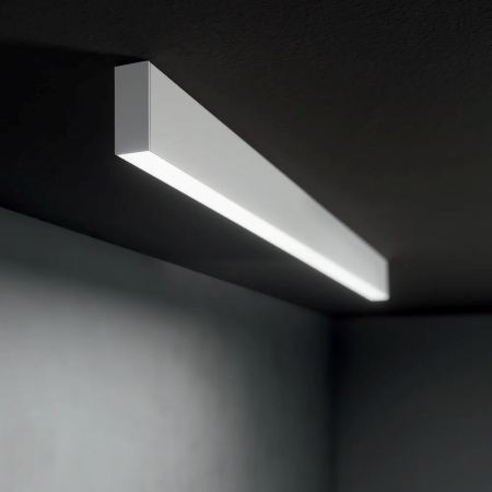 Ideal Lux - Steel Wide Bianco Lampada a Soffitto