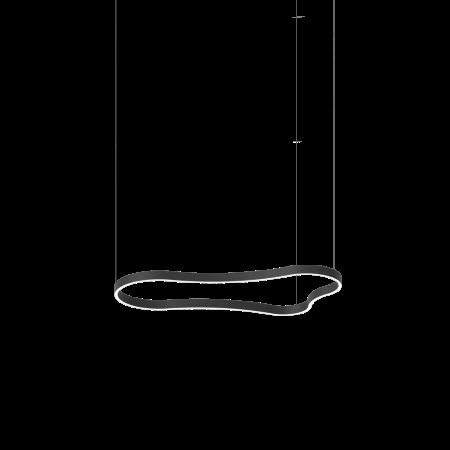 Ideal Lux - Waves-2 Nero Lampada a Sospensione