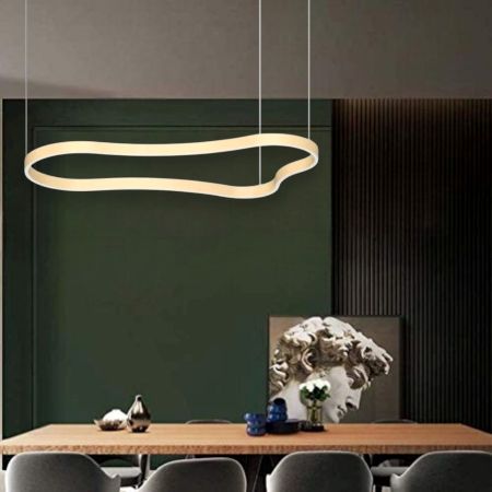 Ideal Lux - Waves-1 Oro Lampada a Sospensione