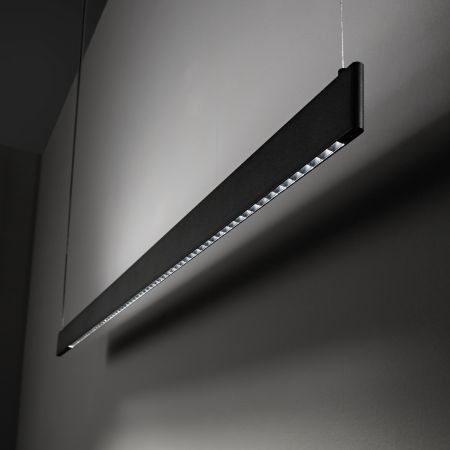 Ideal Lux - Steel Slim Accent 1200 mm Bianco Lampada a Sospensione