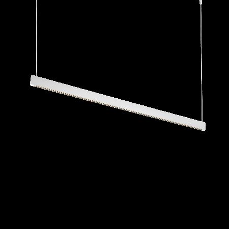 Ideal Lux - Steel Slim Accent 1200 mm Bianco Lampada a Sospensione
