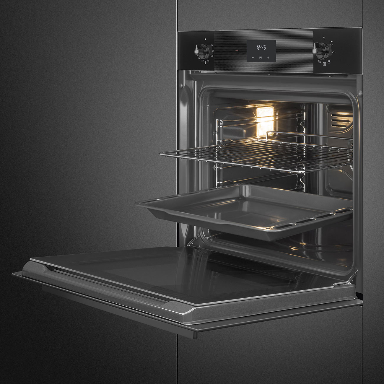 Smeg Forno ad incasso multifunzionale Sf6100vb3 Nero Lucido