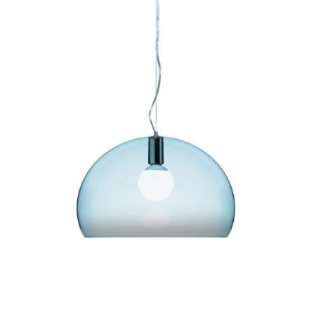 Kartell - FL/Y fly D.52 Azzurro Nuvola Lampada a Sospensione