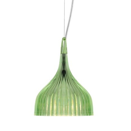 Kartell - E' SOSPENSIONE SO 40W E14 VERDE TRASP 9040/p8